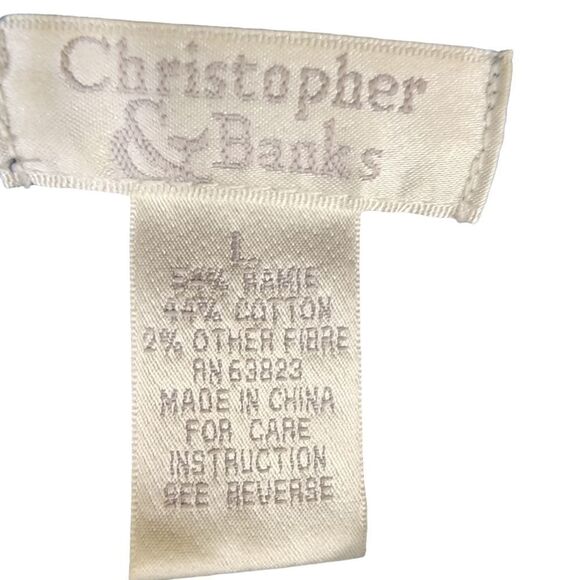 Christopher Banks Blue Vitange 90s Teddy Bear Sweater - Picture 5 of 10